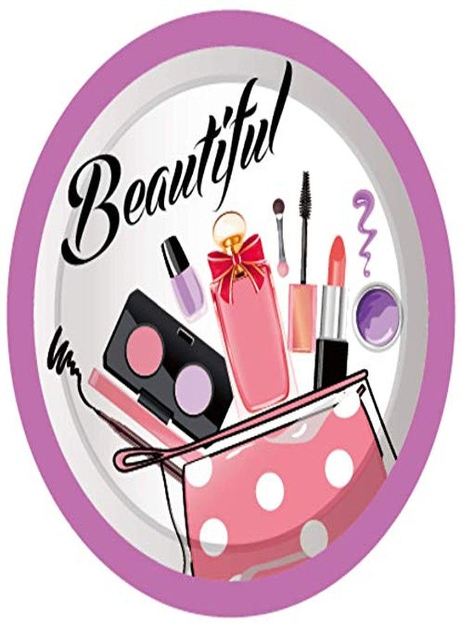CC HOME Spa Makeup Birthday Paper Plates Napkins Cosmetic Disposable Tableware Set Party Supplies Spa Makeup Theme Dinnerware Serves 24 Guests for Audlts Kids Baby Shower Birthday 88PCS - Image 4